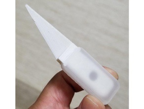 insert de moldeo cuchillo papel diy pegamento caliente por inyección 3d print model - Mito3D