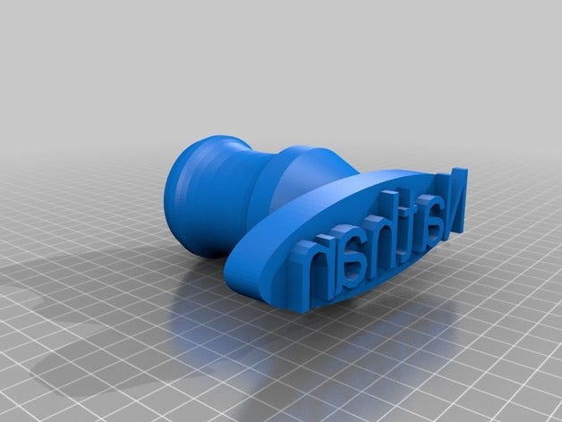 meu personalizados customizeable carimbo sinais logotipos 3D print model - Mito3D