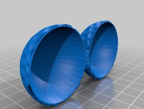 pallina da golf anello di dialogo moda il palla 3d print model - Mito3D