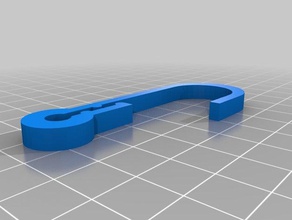 modified shorter hook organization 3d print model - Mito3D