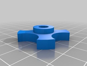 my customized bolt nut handle replacement parts 3d print model - Mito3D