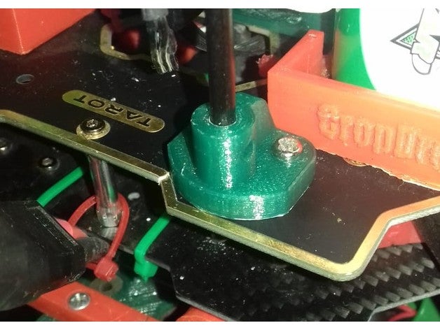 tarot 650 gps mount diy holder 3D print model - Mito3D