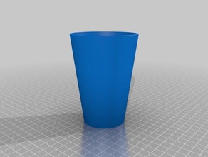 plastic cup glass household supplies 3d print model - Mito3D