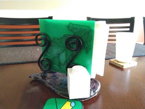 korok, yaprak el fan mutfak ve yemek open korok 3d print model - Mito3D