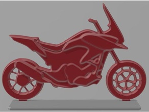 moto de meu deskthe primeiro veículos modelo motocicleta a escala em 3d print model - Mito3D