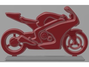 moto de meu deskthe sexta veículos modelo motocicleta a escala em 3d print model - Mito3D