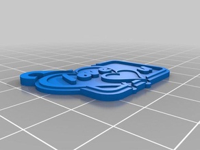 el amor clave de la cadena llaveros personalizado 3d print model - Mito3D