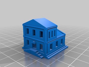t-gauge house-001 3d printing 3d print model - Mito3D