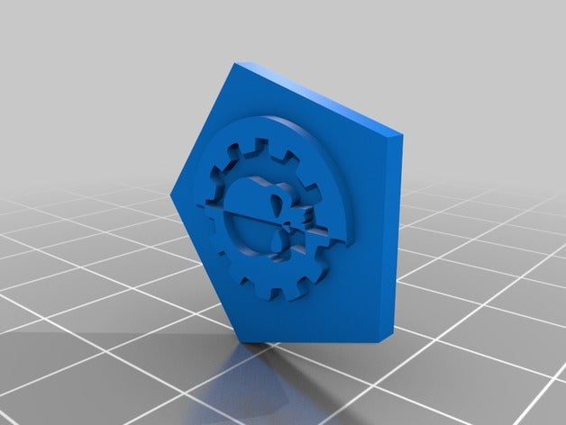 40x4 mm objetivo tokens inserta los juguetes juegos 40k marcador 3D print model - Mito3D