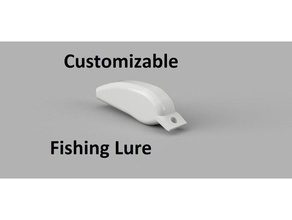 customizable fishing lure trout bass sport outdoors customized customizer 3d print model - Mito3D