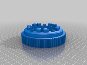 poulie de mbs rockstar pro jantes 72 dents bricolage 3d print model - Mito3D