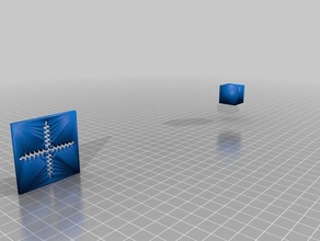 math coordinate grid 3d print model - Mito3D