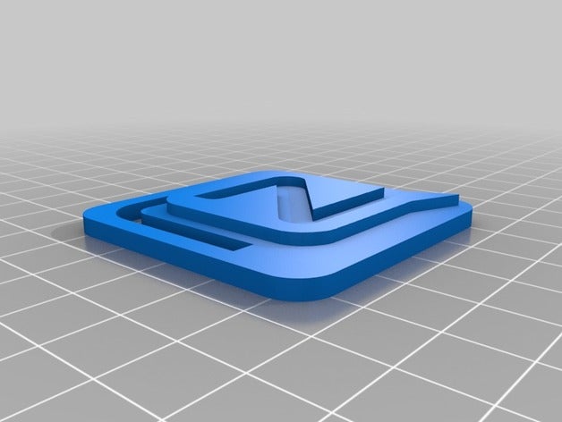 llavero app zello 3d stampa 3D print model - Mito3D