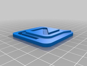 llavero de la aplicación zello 3d impresión 3d print model - Mito3D