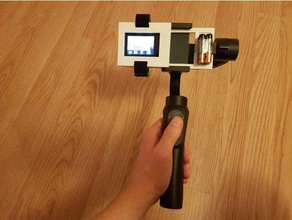 gopro 6 smartphone gimbal adattatore la fotocamera di montaggio videocamera zhiyun liscio 3d print model - Mito3D