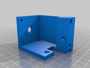 reprapguru bowden extruder mount 3d printer parts prusa i3 3d print model - Mito3D