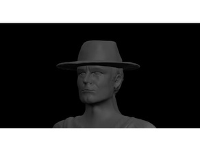 terence hill bust sculptures trinit trinity 3d print model - Mito3D