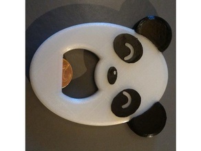 panda ouvre-bouteille 3d l'impression 3d print model - Mito3D