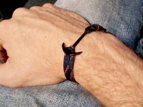 ancre bracelet les bracelets 3dmodel l'accessoire homme 3d print model - Mito3D