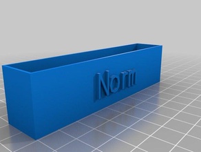 mi personalizados básicas de negocios titular la tarjeta norma oficina 3d print model - Mito3D