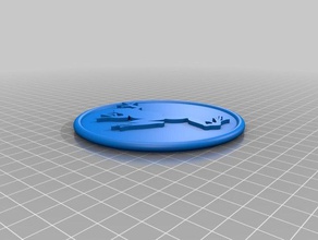 climbing frog badge accessories 3d print model - Mito3D