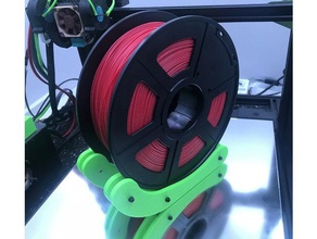 alloggiamento di rotolamento universale v3 3d la stampante accessori filamento bobina titolare supporto bobines 3d print model - Mito3D