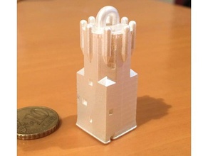 torre del clavero keychains 3d print model - Mito3D