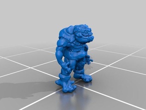 toady man toys games figure miniature 3d print model - Mito3D