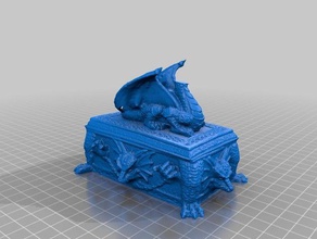 dragon sarcofago giochi 3d print model - Mito3D