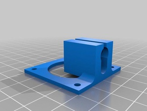 Messuhr 40mm Lüfter 3d Drucker - Zubehör montieren 3d print model - Mito3D