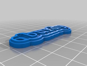 nikita Grat Schlüsselanhänger angepasst 3d print model - Mito3D