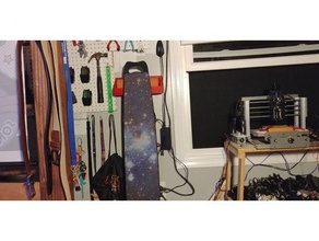 skateboardlongboard parete staffe di montaggio organizzazione elettrico longboard skateboard l'elettronica per a ruota 3d print model - Mito3D