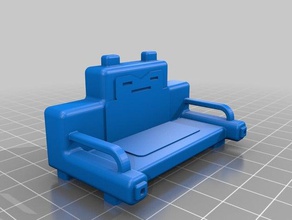 pokemonquest snorlax bench models pokemon quest 3d print model - Mito3D