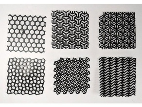 stretching tessellations math art 3d print model - Mito3D