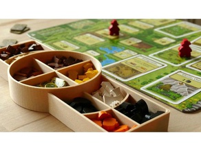 os peões caixa agrícola brinquedo jogo acessórios boardgame 3d print model - Mito3D