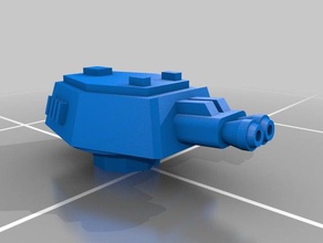 epic shadowsword flamer turret sensor vehicles epic40k 40k scale 3d print model - Mito3D