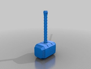 thors hammer 2018 a arte ferramentas 3d print model - Mito3D