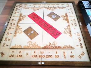 board moes low-poly - Spielzeug Spiele Monopol 3d print model - Mito3D
