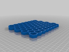 meine angepasste Waben-Muster 88101 Mathematik 3d print model - Mito3D