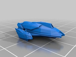 star trek gorn tuatara clase 3d impresión 3d print model - Mito3D