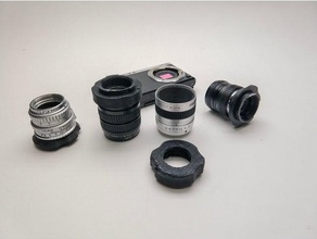 nx mini adattatori per montaggio la fotocamera adattatore telecamera 3d print model - Mito3D