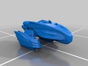 star trek gorn vishap class 3d printing 3d print model - Mito3D