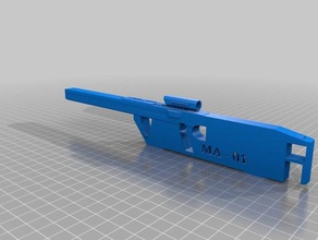 rail gun prop 10 decor fake huge 3d print model - Mito3D