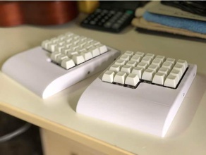 d27 ergo geteilte Tastatur diy ergonomische mechanisch ist mechanische 3d print model - Mito3D
