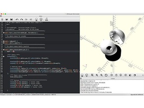 Esférica 3d mouse diy Mouse A impressão openscad script 3d print model - Mito3D