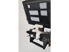 yüksek monitorphone mount spektrum radyo tabanlı rc araç lego monitör bağlama 3d print model - Mito3D