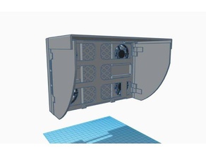 el ipad mini de refrigeración caso la visera dji electrónica 3d print model - Mito3D