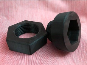 socket head cap screw nut 3d printing tests 3d print model - Mito3D