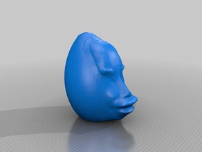kafa heykel heykeller 3d print model - Mito3D