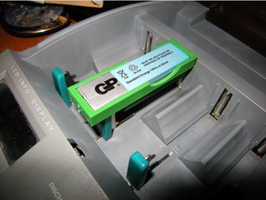 gumstick de charge la batterie l'adaptateur l'audio pile aa le chargeur discman minidisc sony walkman 3d print model - Mito3D